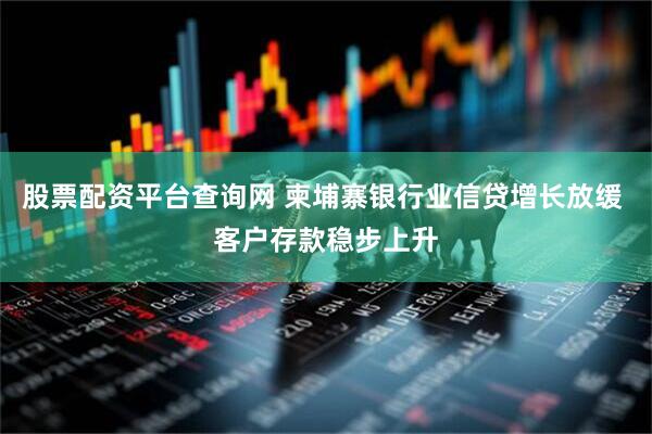 股票配资平台查询网 柬埔寨银行业信贷增长放缓 客户存款稳步上升