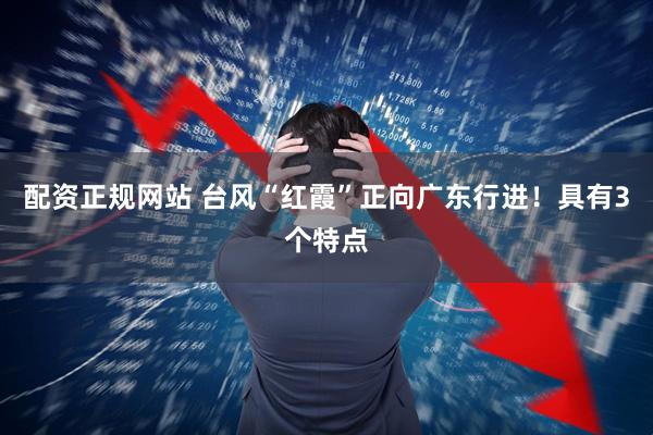 配资正规网站 台风“红霞”正向广东行进！具有3个特点